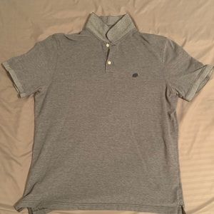 Solid gray banana republic polo
